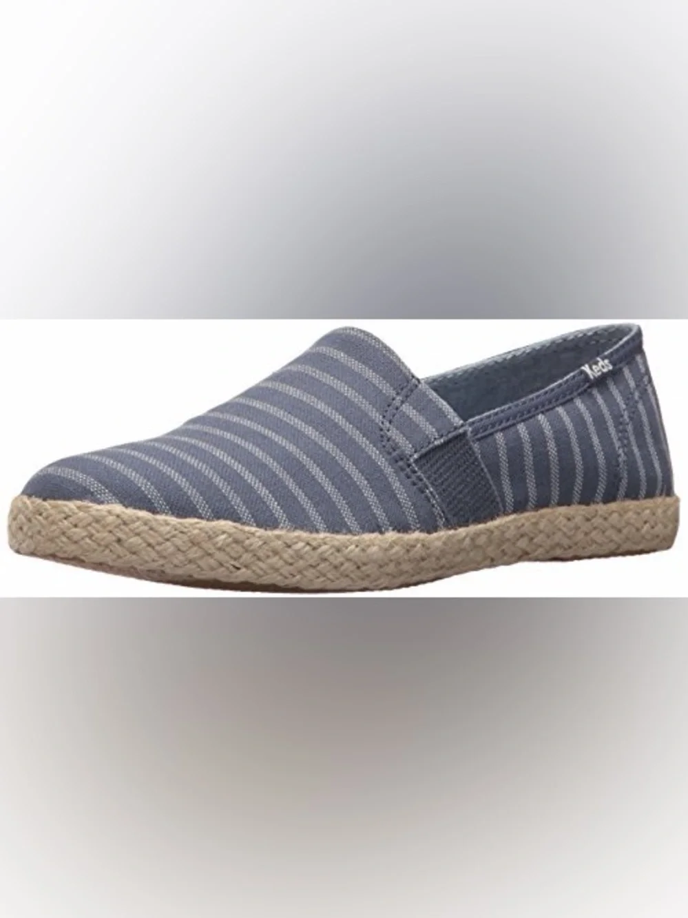 Keds Women's Chillax A-Line Blue Striped Espadrille Sneakers. Size 11